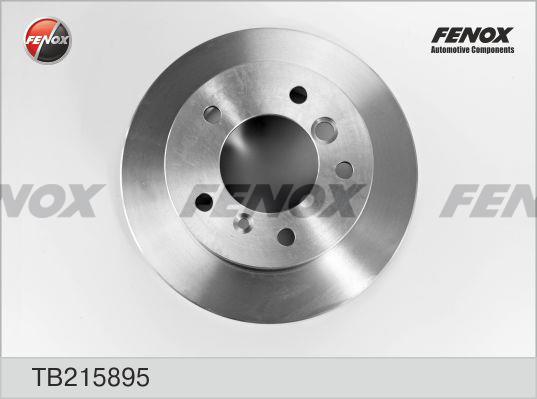 Fenox TB215895 Rear brake disc, non-ventilated TB215895: Buy near me in Poland at 2407.PL - Good price!