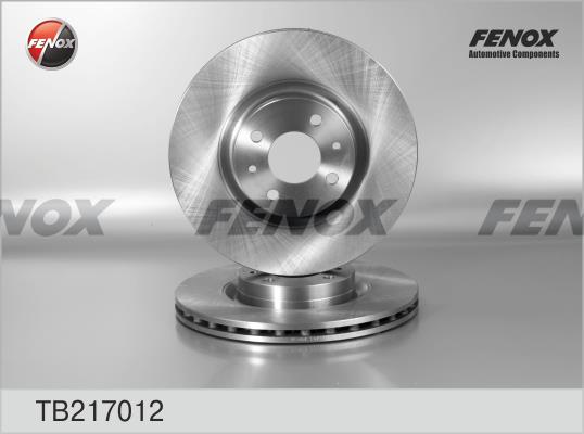 Fenox TB217012 Front brake disc ventilated TB217012: Buy near me in Poland at 2407.PL - Good price!