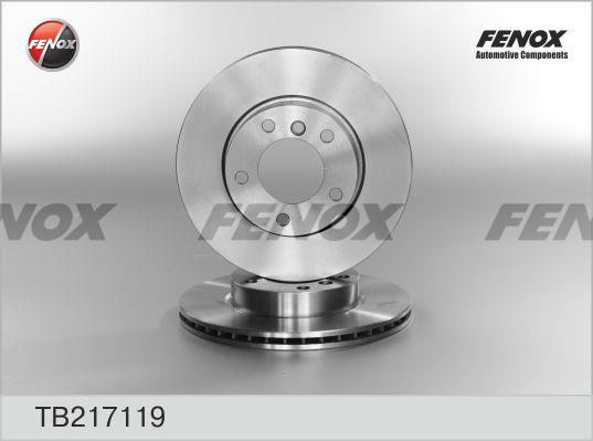 Fenox TB217119 Front brake disc ventilated TB217119: Buy near me in Poland at 2407.PL - Good price!