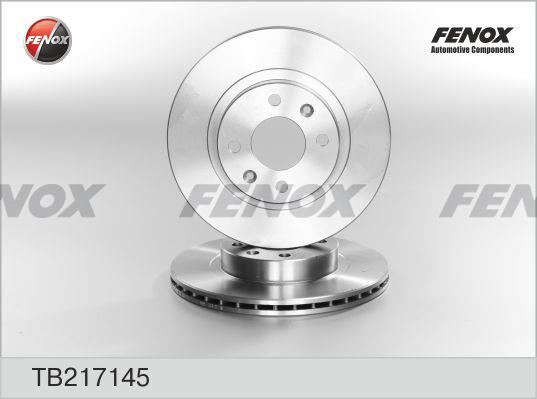 Fenox TB217145 Диск гальмівний передній вентильований TB217145: Приваблива ціна - Купити у Польщі на 2407.PL!