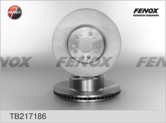 Fenox TB217186 Front brake disc ventilated TB217186: Buy near me in Poland at 2407.PL - Good price!