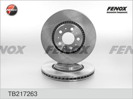 Fenox TB217263 Innenbelüftete Bremsscheibe vorne TB217263: Kaufen Sie zu einem guten Preis in Polen bei 2407.PL!