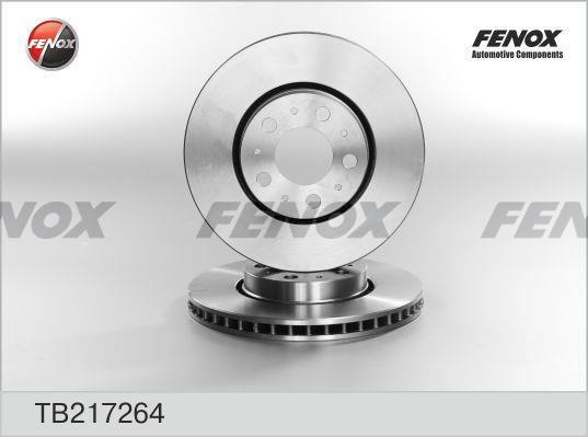 Fenox TB217264 Front brake disc ventilated TB217264: Buy near me in Poland at 2407.PL - Good price!