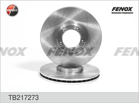 Fenox TB217273 Front brake disc ventilated TB217273: Buy near me in Poland at 2407.PL - Good price!