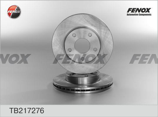 Fenox TB217276 Front brake disc ventilated TB217276: Buy near me in Poland at 2407.PL - Good price!