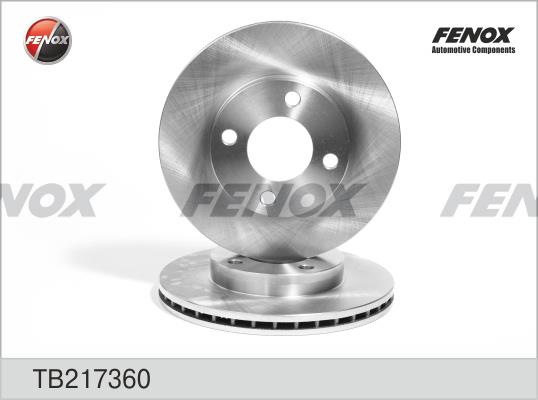 Fenox TB217360 Innenbelüftete Bremsscheibe vorne TB217360: Kaufen Sie zu einem guten Preis in Polen bei 2407.PL!