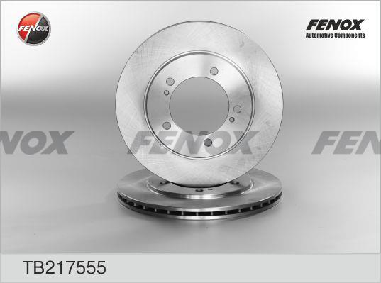 Fenox TB217555 Диск гальмівний передній вентильований TB217555: Приваблива ціна - Купити у Польщі на 2407.PL!