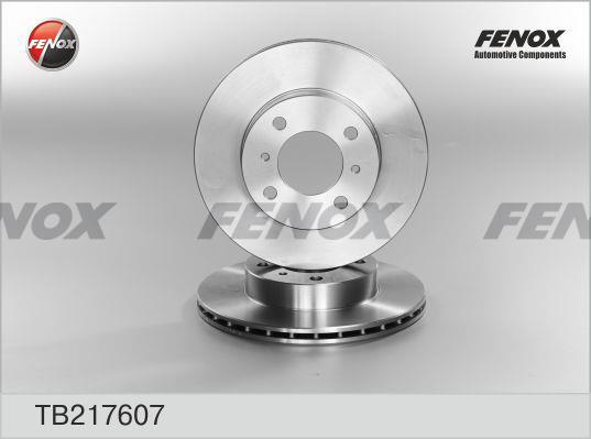 Fenox TB217607 Front brake disc ventilated TB217607: Buy near me in Poland at 2407.PL - Good price!