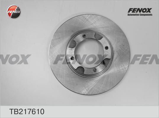 Fenox TB217610 Front brake disc ventilated TB217610: Buy near me in Poland at 2407.PL - Good price!