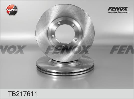 Fenox TB217611 Front brake disc ventilated TB217611: Buy near me in Poland at 2407.PL - Good price!