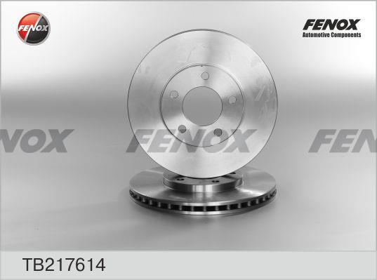Fenox TB217614 Front brake disc ventilated TB217614: Buy near me in Poland at 2407.PL - Good price!