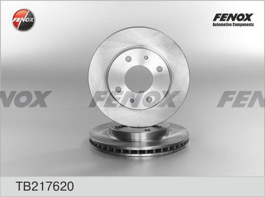 Fenox TB217620 Front brake disc ventilated TB217620: Buy near me in Poland at 2407.PL - Good price!