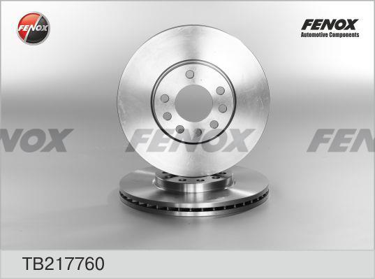 Fenox TB217760 Front brake disc ventilated TB217760: Buy near me in Poland at 2407.PL - Good price!