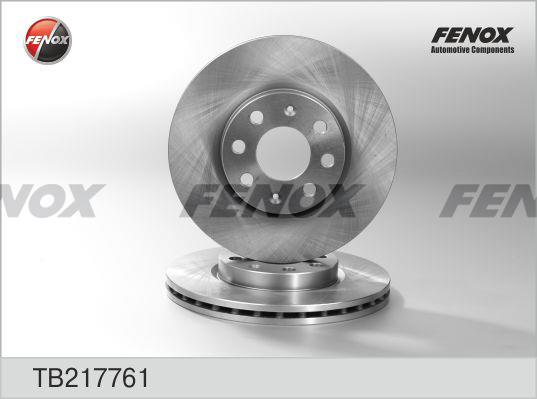 Fenox TB217761 Front brake disc ventilated TB217761: Buy near me in Poland at 2407.PL - Good price!