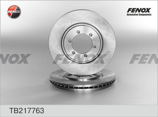 Fenox TB217763 Диск гальмівний передній вентильований TB217763: Приваблива ціна - Купити у Польщі на 2407.PL!