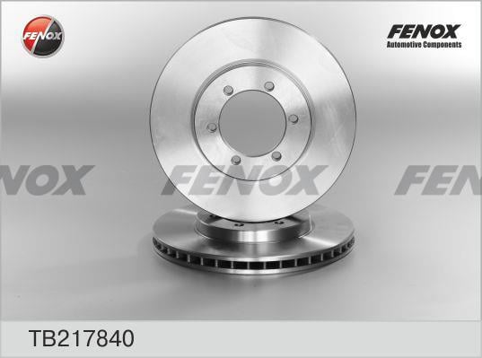 Fenox TB217840 Диск гальмівний передній вентильований TB217840: Купити у Польщі - Добра ціна на 2407.PL!