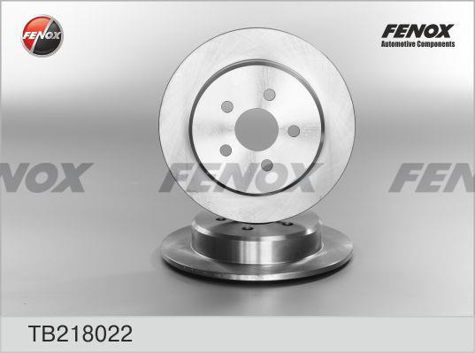 Fenox TB218022 Bremsscheibe hinten, unbelüftet TB218022: Kaufen Sie zu einem guten Preis in Polen bei 2407.PL!