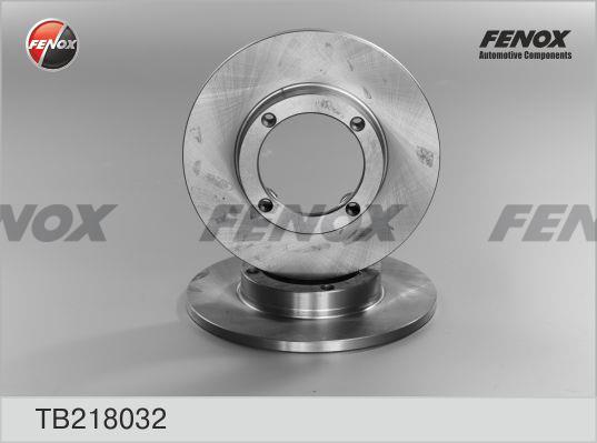 Fenox TB218032 Brake disc TB218032: Buy near me in Poland at 2407.PL - Good price!