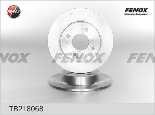 Fenox TB218068 Диск гальмівний задній невентильований TB218068: Приваблива ціна - Купити у Польщі на 2407.PL!