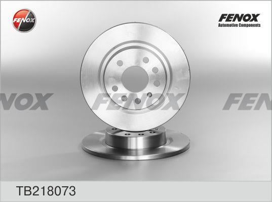 Fenox TB218073 Rear brake disc, non-ventilated TB218073: Buy near me in Poland at 2407.PL - Good price!
