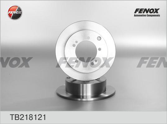 Fenox TB218121 Диск гальмівний задній невентильований TB218121: Купити у Польщі - Добра ціна на 2407.PL!