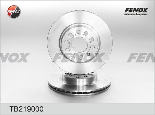 Fenox TB219000 Front brake disc ventilated TB219000: Buy near me in Poland at 2407.PL - Good price!