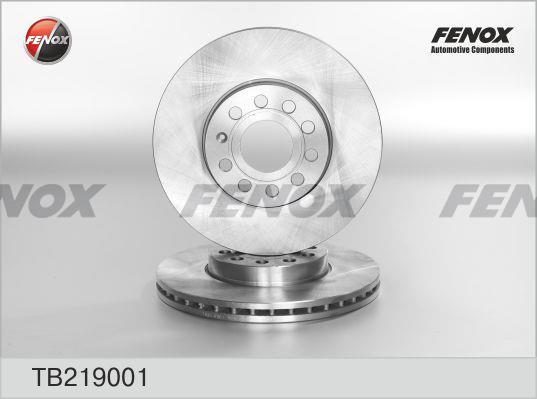 Fenox TB219001 Front brake disc ventilated TB219001: Buy near me in Poland at 2407.PL - Good price!