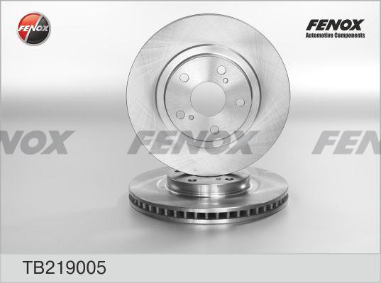 Fenox TB219005 Front brake disc ventilated TB219005: Buy near me in Poland at 2407.PL - Good price!