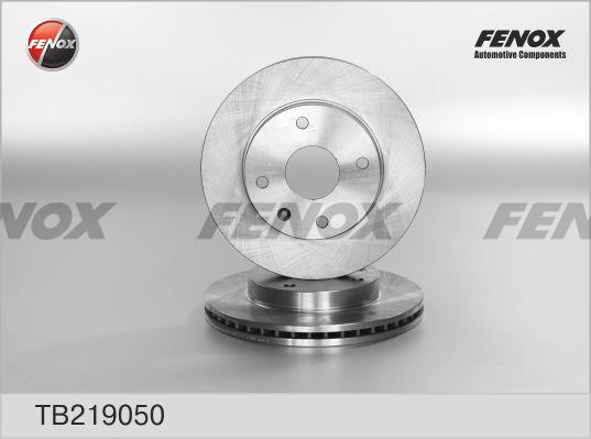 Fenox TB219050 Диск гальмівний передній вентильований TB219050: Приваблива ціна - Купити у Польщі на 2407.PL!
