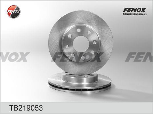 Fenox TB219053 Front brake disc ventilated TB219053: Buy near me at 2407.PL in Poland at an Affordable price!