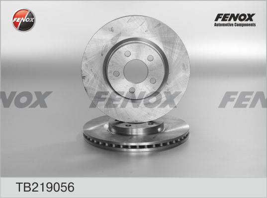 Fenox TB219056 Тормозной диск передний вентилируемый TB219056: Отличная цена - Купить в Польше на 2407.PL!