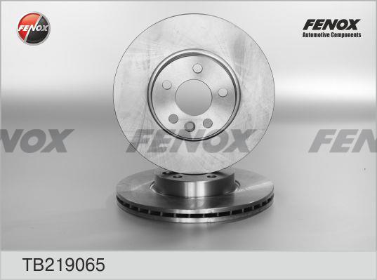Fenox TB219065 Front brake disc ventilated TB219065: Buy near me in Poland at 2407.PL - Good price!