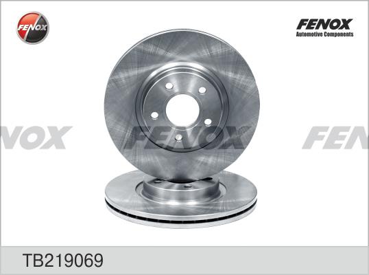 Fenox TB219069 Front brake disc ventilated TB219069: Buy near me in Poland at 2407.PL - Good price!