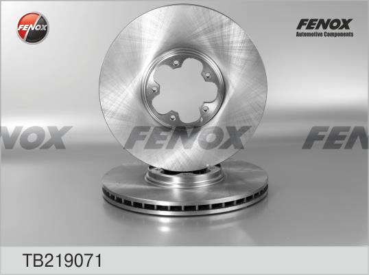 Fenox TB219071 Front brake disc ventilated TB219071: Buy near me in Poland at 2407.PL - Good price!