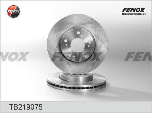 Fenox TB219075 Innenbelüftete Bremsscheibe vorne TB219075: Kaufen Sie zu einem guten Preis in Polen bei 2407.PL!