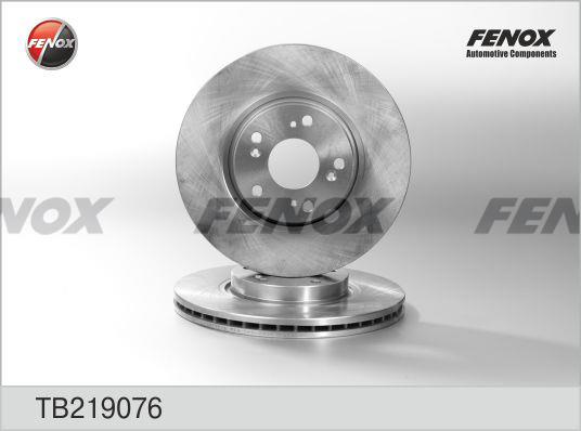 Fenox TB219076 Front brake disc ventilated TB219076: Buy near me in Poland at 2407.PL - Good price!