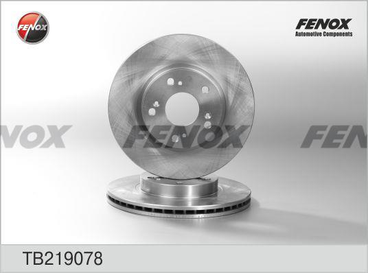 Fenox TB219078 Тормозной диск передний вентилируемый TB219078: Отличная цена - Купить в Польше на 2407.PL!
