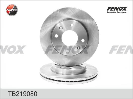 Fenox TB219080 Front brake disc ventilated TB219080: Buy near me in Poland at 2407.PL - Good price!