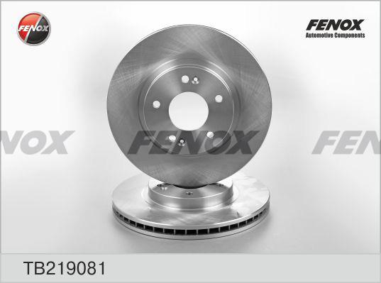 Fenox TB219081 Innenbelüftete Bremsscheibe vorne TB219081: Kaufen Sie zu einem guten Preis in Polen bei 2407.PL!
