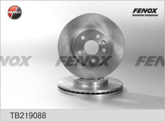 Fenox TB219088 Диск гальмівний передній вентильований TB219088: Приваблива ціна - Купити у Польщі на 2407.PL!