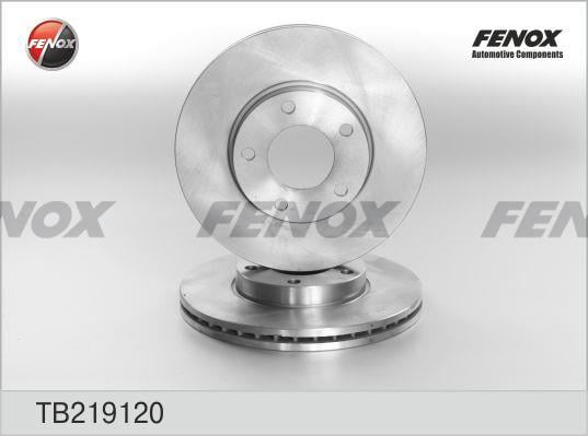 Fenox TB219120 Front brake disc ventilated TB219120: Buy near me in Poland at 2407.PL - Good price!