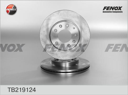 Fenox TB219124 Тормозной диск передний вентилируемый TB219124: Отличная цена - Купить в Польше на 2407.PL!