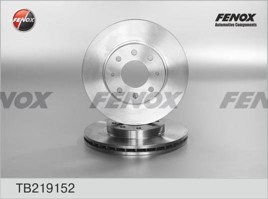 Fenox TB219152 Front brake disc ventilated TB219152: Buy near me in Poland at 2407.PL - Good price!