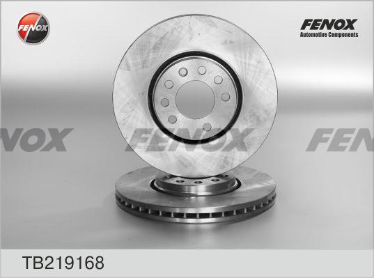 Fenox TB219168 Диск гальмівний передній вентильований TB219168: Приваблива ціна - Купити у Польщі на 2407.PL!