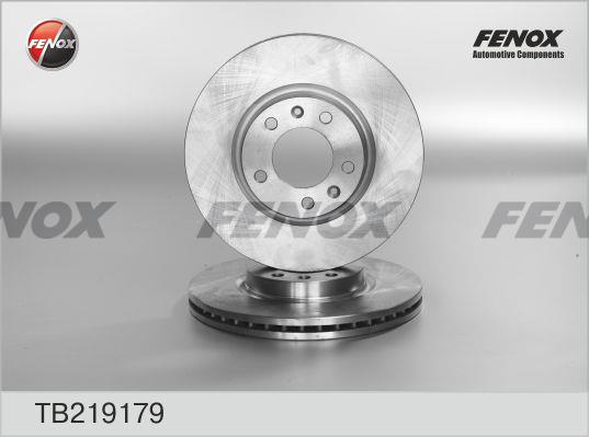 Fenox TB219179 Диск гальмівний передній вентильований TB219179: Приваблива ціна - Купити у Польщі на 2407.PL!