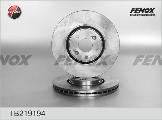 Fenox TB219194 Innenbelüftete Bremsscheibe vorne TB219194: Kaufen Sie zu einem guten Preis in Polen bei 2407.PL!