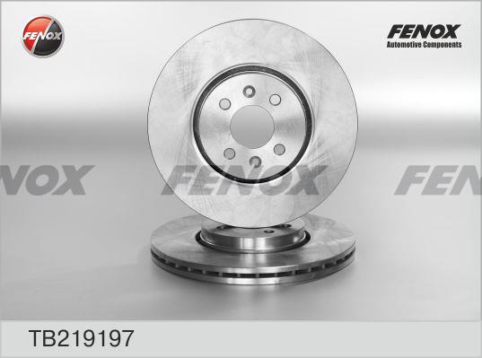 Fenox TB219197 Innenbelüftete Bremsscheibe vorne TB219197: Kaufen Sie zu einem guten Preis in Polen bei 2407.PL!