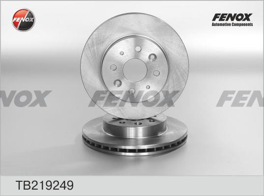Fenox TB219249 Innenbelüftete Bremsscheibe vorne TB219249: Kaufen Sie zu einem guten Preis in Polen bei 2407.PL!