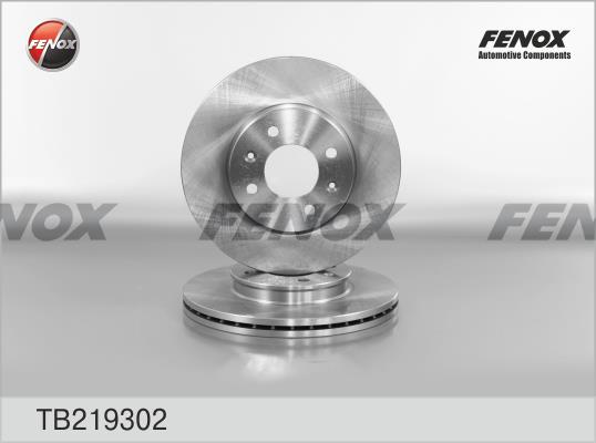 Fenox TB219302 Front brake disc ventilated TB219302: Buy near me in Poland at 2407.PL - Good price!