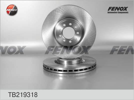 Fenox TB219318 Front brake disc ventilated TB219318: Buy near me in Poland at 2407.PL - Good price!
